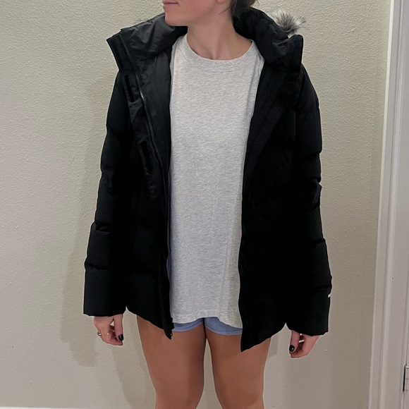 THE NORTH FACE GOTHAM PUFFER JACKET WITH HOOD AND DETACHABLE FUR - Picture 14 of 15